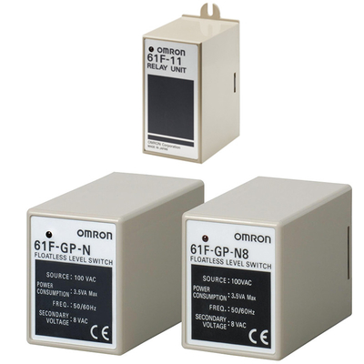 Relais de commande d'automatisation industrielle Omron 61F-GP-N8 220VAC avec installation facile