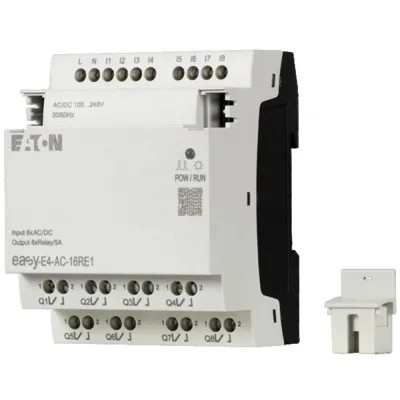 CPU EASY-E4-UC-12RC1P pour relais de commande 8DI 4AI 4RO 12/24V CC ou 24V AC avec affichage