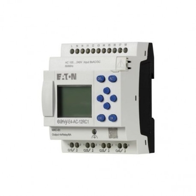 Relé de commande EASY-E4-AC-12RCX1 8DI4RO 100-240V AC/DC Terminal à vis Ethernet du clavier