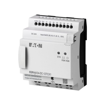 Relé de commande EASY-E4-AC-12RCX1 8DI4RO 100-240V AC/DC Terminal à vis Ethernet du clavier
