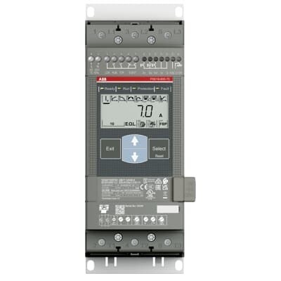 Expérience de commande de moteur sans couture avec démarreur souple 1SFA897101R7000 PSE18-600-70