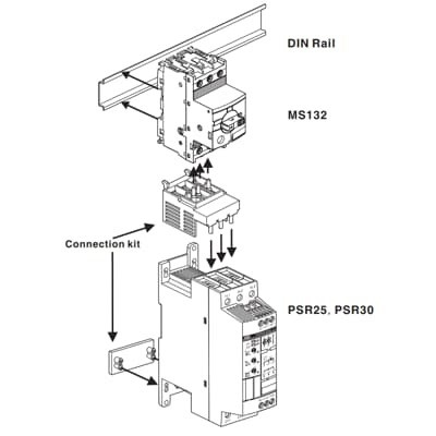 Opération du moteur de précision Soft Starter 1SFA896212R1001 PSR30-MS132