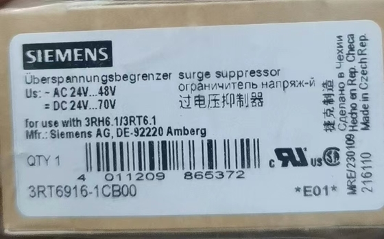 Autres compresseurs de surtension de courant nominal du circuit principal PLC 3RT6916-1BB00