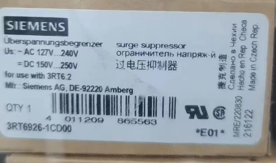 Autres compresseurs de surtension de courant nominal du circuit principal PLC 3RT6916-1BB00