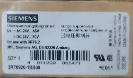 Autres compresseurs de surtension de courant nominal du circuit principal PLC 3RT6916-1BB00