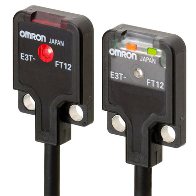 Capteur photoélectrique miniature très sensible E3T-ST12 2M pour un positionnement précis