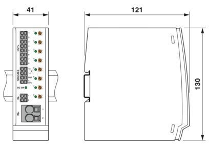NO-R CBM E8 24DC/0.5-10A Détecteur électronique de courant réglable 0,5-10A