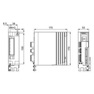 0.40 kW Lecteur d'onduleur de fréquence 6SL3210-5FB10-2UF2 pour Siemens SINAMICS V90