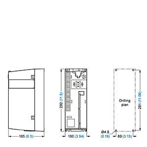 G120P PM230 FSB IP20 Inverter Convertisseur de fréquence avec interface de communication RS485