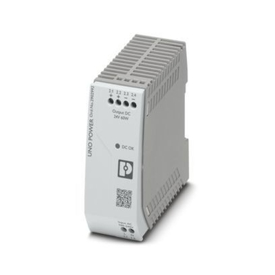 Unité d'alimentation électrique compacte et à courant continu de 24 V UNO-PS/1AC/24DC/60W pour applications industrielles