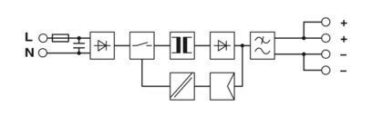Unité d'alimentation électrique compacte et à courant continu de 24 V UNO-PS/1AC/24DC/60W pour applications industrielles