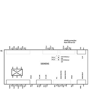 SINAMICS PM240-2 Inverter Convertisseur de fréquence avec 37 kW MODULE DE POWER IP20 FSF 200 V
