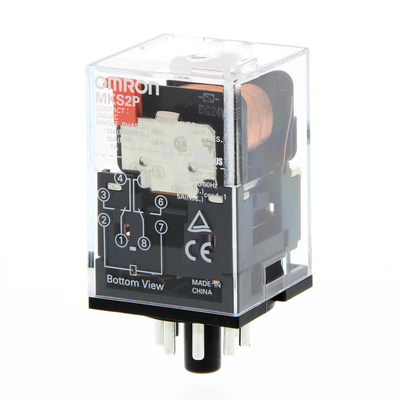 Relais intermédiaire polyvalent MKS2P DC24 BY OMZ/C pour les solutions d'automatisation industrielle