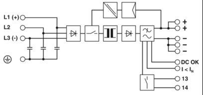 2866802 QUINT-PS/3AC/24DC/40 Unité d'alimentation électrique 40W 24VDC pour les applications industrielles