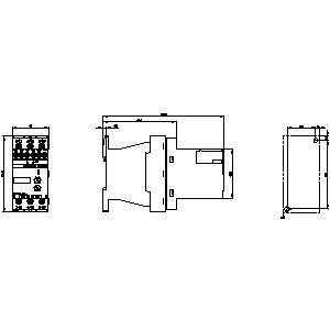Applications industrielles 3RW30 Taille de démarreur souple S00 avec terminaux de contournement et de vis