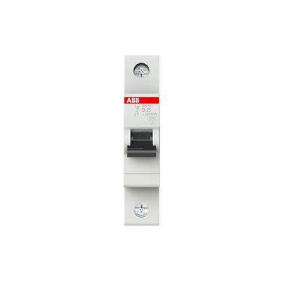 1P BCD courbe MCB SH201-B25 disjoncteur miniature 25A pour les applications industrielles