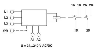 Relé de surveillance EMD-FL-3V-400 2866064 La solution optimale pour la surveillance industrielle
