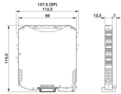 MACX MCR-EX-SL-RPSSI-I 2865340 Amplificateur d'isolement de puissance pour un isolement précis du signal