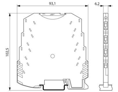 MINI MCR-SL-R-UI 2864095 Le transducteur de résistance idéal pour les applications de positionnement