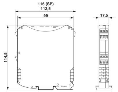 MACX MCR-T-UI-UP 2811394 Transducteur de mesure de température pour applications industrielles