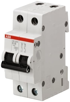 Voltage nominal 220V MCB SH202-B50 Disjoncteur miniature 2P B 50A Courant nominal 50A