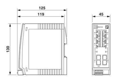 2702330 FL SWITCH 2206-2FX Simplifiez votre réseau avec ce commutateur Ethernet avancé