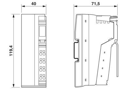 2693020 IB IL 24 PWR IN/R/L-0.8A-PAC Module d'alimentation pour les systèmes d'automatisation industrielle