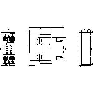 3RW40 Taille de démarrage souple S2 avec protection contre le dérivé et le thermistore du moteur 3RW4038-1TB04