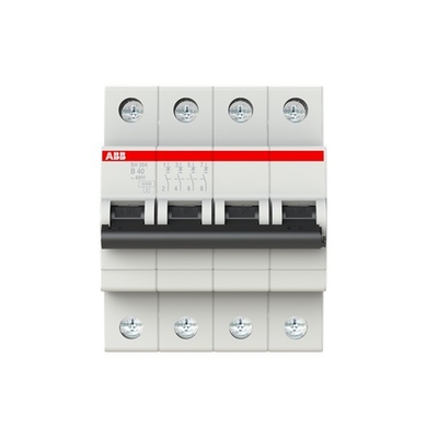MCB SH204-B40 Disjoncteur miniature 4P B Fréquence nominale Hz 50 40A Courant nominale