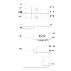 SIRIUS Dimension de démarrage souple S12 avec terminaux de type vis 3RW5076-6TB14 Sortie thermistorique