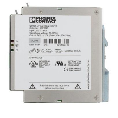 QUINT-UPS/24DC/24DC/10 alimentation électrique ininterrompue avec sortie et entrée 24DC 2320225