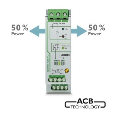 Module de redondance de haute fiabilité QUINT-ORING/24DC/2X10/1X20 avec revêtement de protection