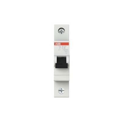 1P C 20 A MCB SH201-C20 Disjoncteur miniature BCD Courbe C 1P Capacité de rupture 1P