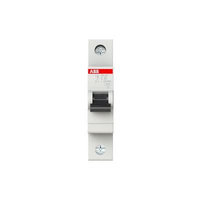 Fréquence nominale Hz 50 MCB SH201-C25 Détecteur miniature Nombre de pôle 1 C 25 A