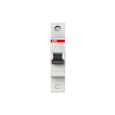 Fréquence nominale Hz 50 MCB SH201-C25 Détecteur miniature Nombre de pôle 1 C 25 A