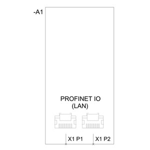 3RW4900-0NC00 Module de communication Profinet pour Sirius Soft Starter 3RW44 par Siemens