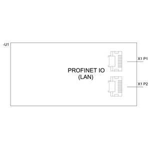 3RW4900-0NC00 Module de communication Profinet pour Sirius Soft Starter 3RW44 par Siemens