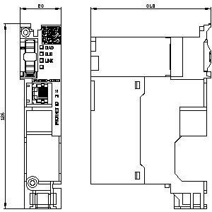 3RW5980-0CS00 PROFINET Module de communication standard pour une connectivité industrielle transparente