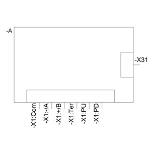 3RW5980-0CR00 Module de communication Modbus RTU pour une communication industrielle en douceur