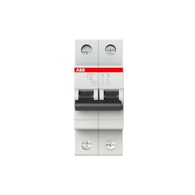 SH202-C32 Disjoncteur miniature 2P 32 A BCD courbe C pour dispositifs de sécurité électrique