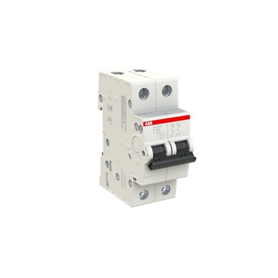 MCB SH202-C63 Disjoncteur miniature 2P C Fréquence nominale Hz 50 Courant nominal 63A