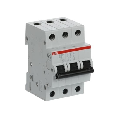 MCB SH203-C6 Disjoncteur miniature 3P 6A C Courant nominal 6A MCB