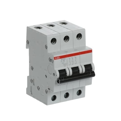 MCB SH203-C10 Disjoncteur miniature Nombre de pôle 3 Fréquence nominale Hz 50 C 10 A