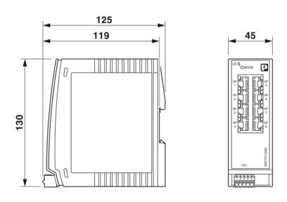 FL SWITCH 2208 PN Commutateur Ethernet industriel pour les besoins du client 1044024