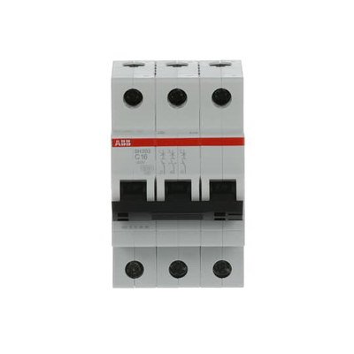 MCB SH203-C16 Disjoncteur miniature Nombre de pôle 3 16 A Fréquence nominale Hz 50