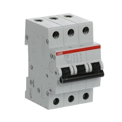 MCB SH203-C20 Disjoncteur miniature 3P Courant nominal 20A Fréquence nominale 50 Hz