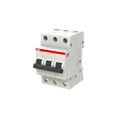 220V MCB SH203-C25 Disjoncteur miniature 3P C 25A Voltage nominal 220V BCD courbe C