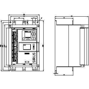 3RW5536-6HA16 SIRIUS Démarreur souple taille 3 bornes à vis pour le contrôle du moteur industriel