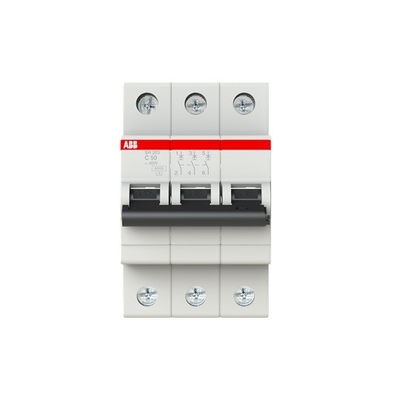50A courant nominal 220V tension nominale MCB SH203-C50 disjoncteur miniature 3P C