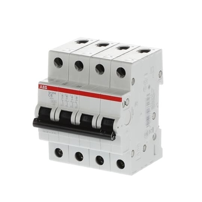 MCB SH204-C6 Disjoncteur miniature 4P C 6A Courant nominal 20A Voltage nominal 220V